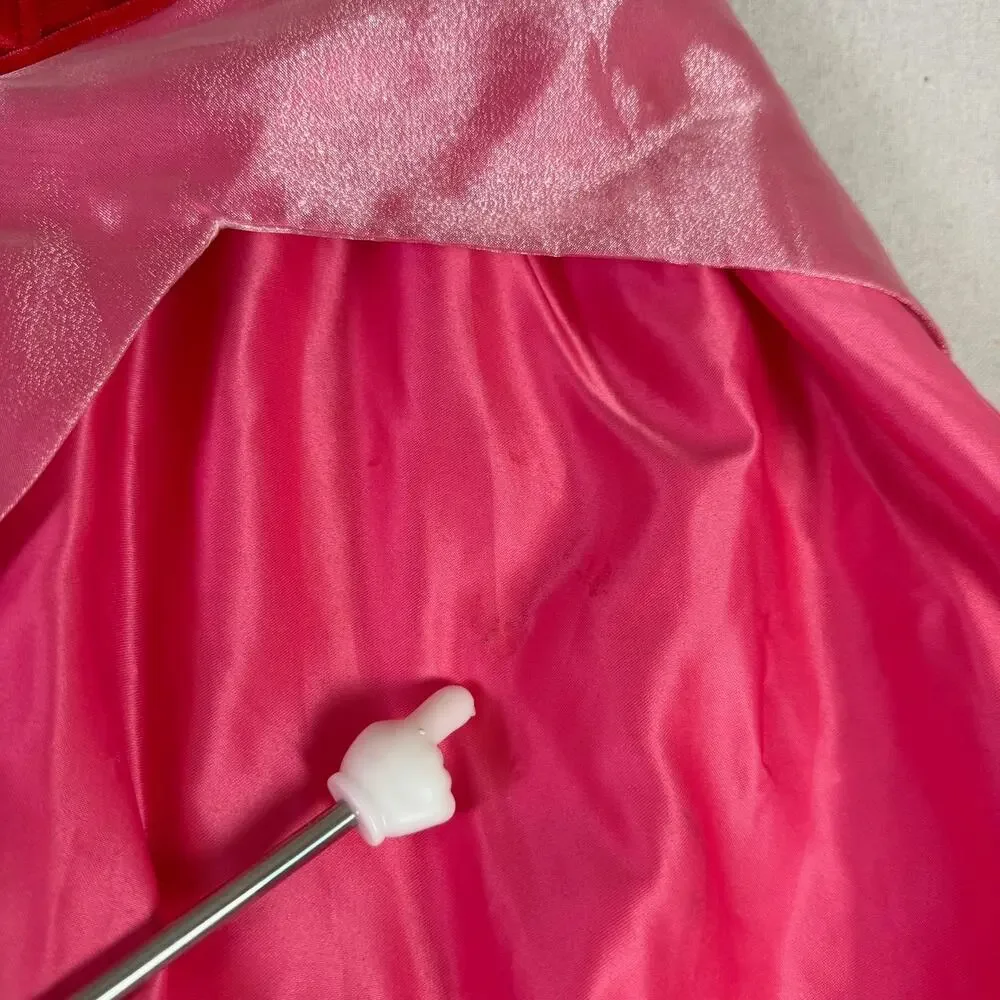 Disney Sleeping Beauty Princess Aurora Dress Adult Costume Medium Pink Cosplay - Picture 9 of 13
